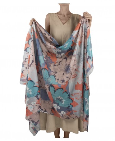 Палантин Женский SN40-FL.HEUREUSE/CORAL